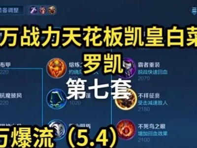 铠出装铭文传奇攻略（掌握铠出装与铭文搭配，成就传奇之路）