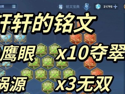 《巅峰第一鲁班铭文出装攻略》（打造最强鲁班一号，征服王者峡谷！）